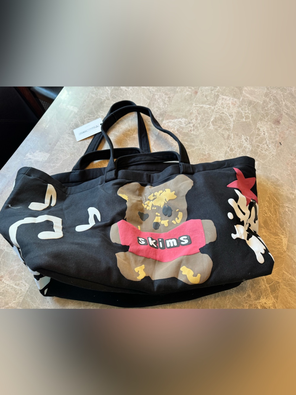 SKIMS X Cpfm Fleece Carryall Tote - Picture 3 of 12